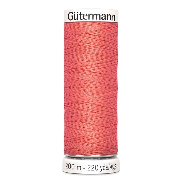 Нитки универсальные Gutermann Sew-all, 200м, 896 грейпфрутовый, 5 катушек