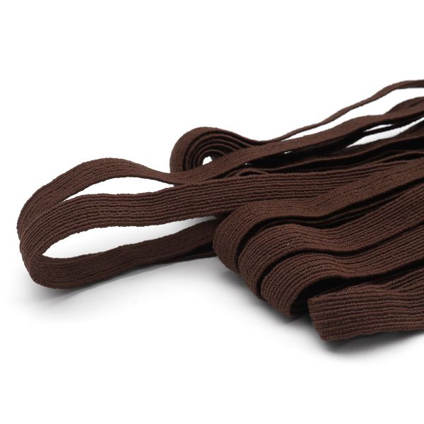 Резинка бельевая (стандартная) 10.0 мм / 10 метров, рис. 7777, 5,5гр/м, эластичность 210%, коричневый, С3337Г17