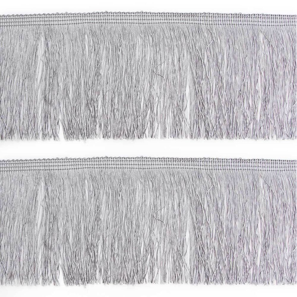 Бахрома отделочная широкая 120.0 мм / 25 метров, 361 серый