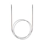 Спицы круговые металл ⌀3,5 мм, 80 см, с металлической леской, Gamma MKG