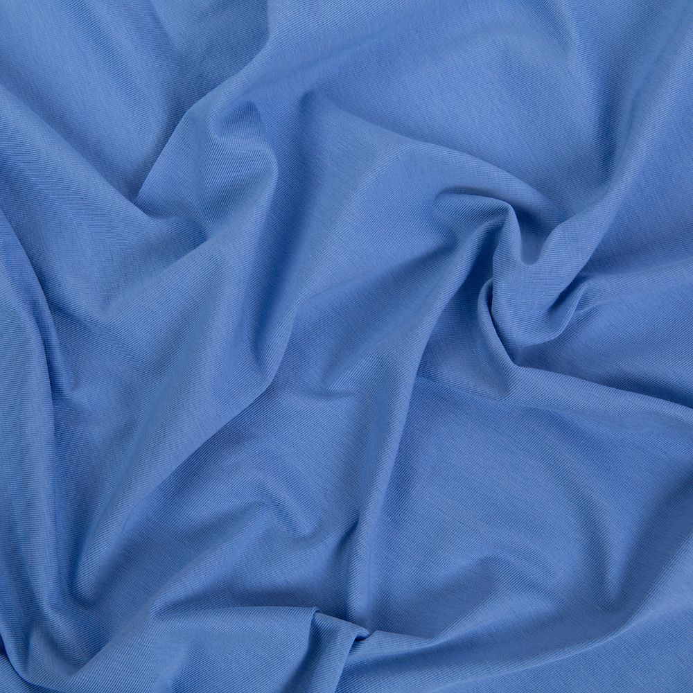 Кулирка 150±5 г/м², 40/1 Comp.Penye FULL LYC, 170 см / 5 метров, 28 голубой/blue, Gamma GCM