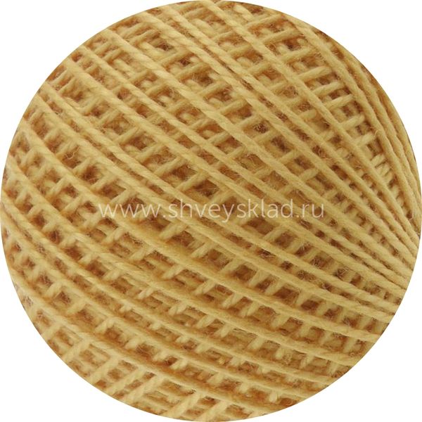 Пряжа ПНК им.Кирова Ирис / уп.20 мот. по 25 г, 150м, 5502 бежевый