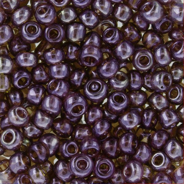 Бисер Zlatka 8/0 (2.9 мм), 100 г (10х10 г), №0116 т.сиреневый, GR