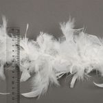 Боа из перьев 2 метра, 50±3 г, белый