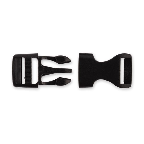 Фастекс (пряжка трезубец) пластик 10 мм, 100 шт, черный, Gamma SB04