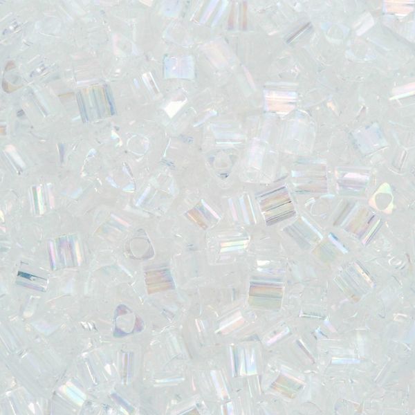 Бисер Toho 11/0 Triangle 2 (2.2 мм), 25 г (5х5 г), 0161 прозрачный/Перламутр
