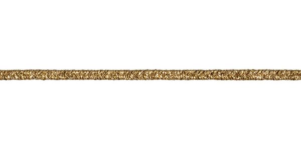 Шнур сутажный с метанитью ⌀1.9 мм / 20 метров, 100155 золотистый, Gamma 02с2143