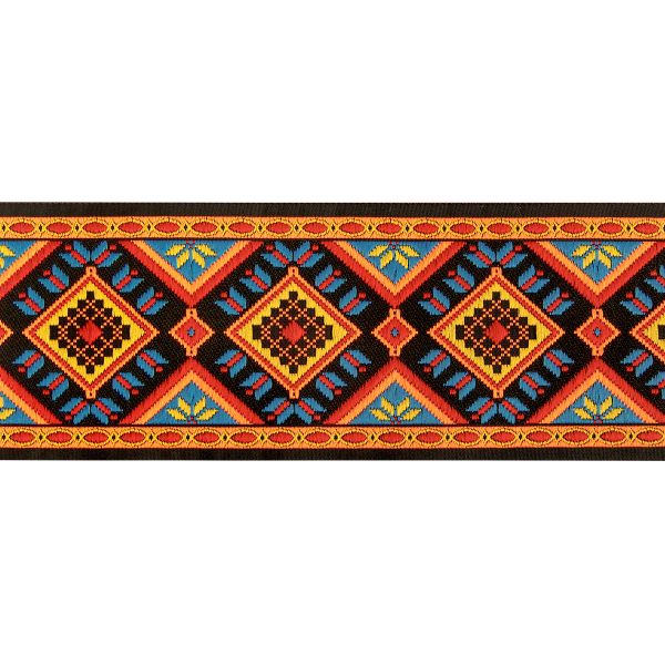 Лента (тесьма) жаккардовая 70.0 мм / 10±0.5 метров, 4, Gamma TRJ-117YP