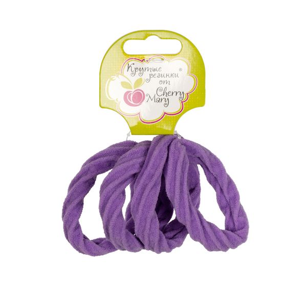 Набор резинок для волос R6026, 20 шт, №04 лиловый, Cherry Mary R6026