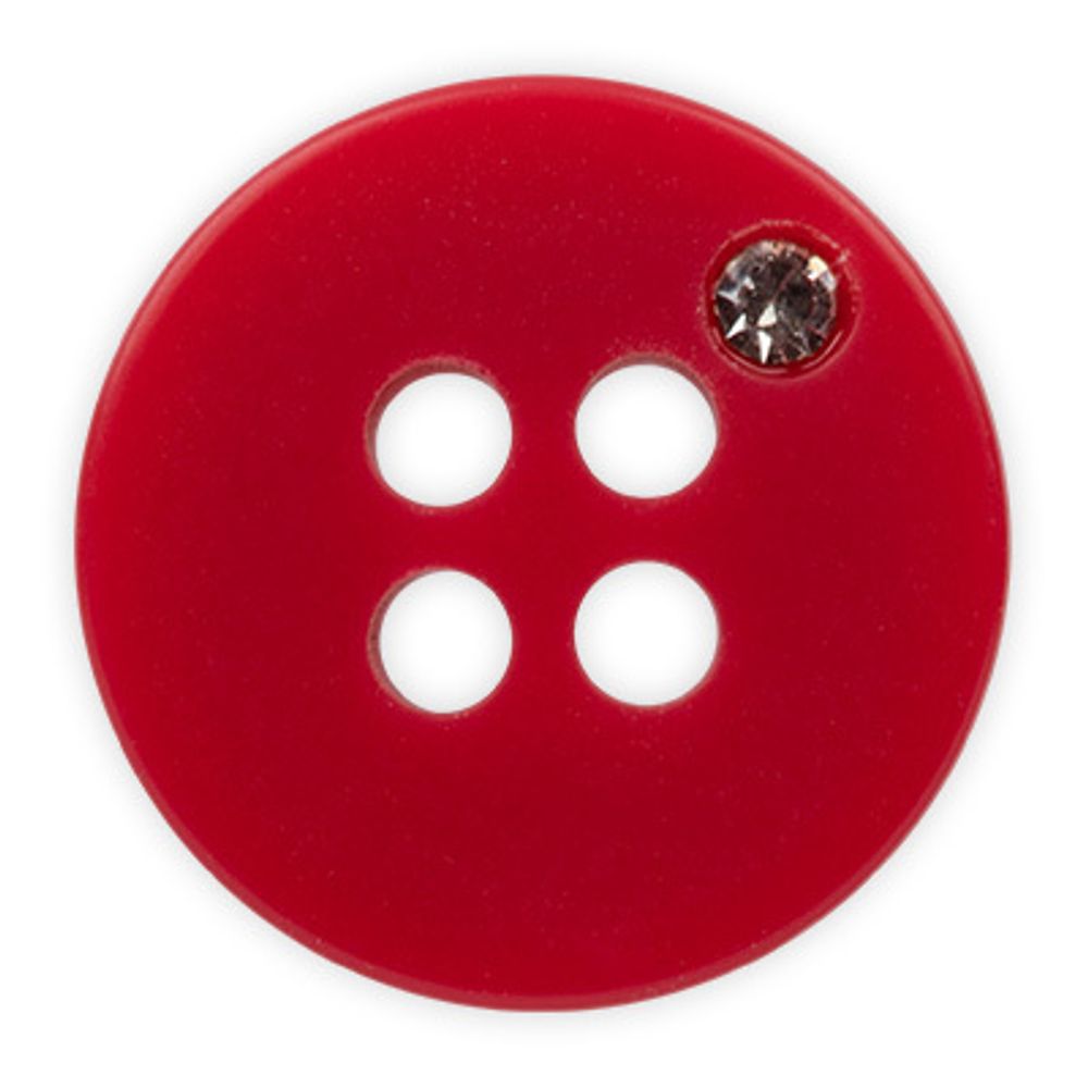 Пуговицы рубашечные/блузочные 11 мм, 40 шт, D518 св.красный, Gamma JEY 0008
