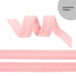 Резинка бельевая (окантовочная) матовая 20.0 мм / 1000 метров, нежно-розовый F133