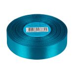 Лента атласная 1-сторонняя 25.0 мм / 33±2 метра, 074 ярко-голубой, Gamma
