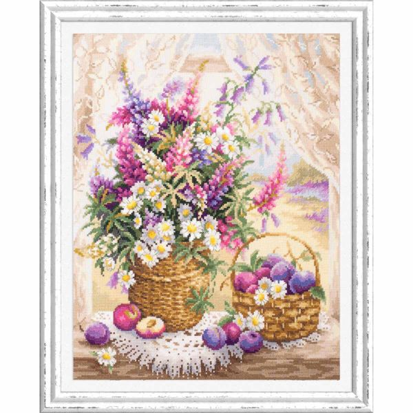 Набор для вышивания нитками Чудесная игла, Летний аромат 32х40см