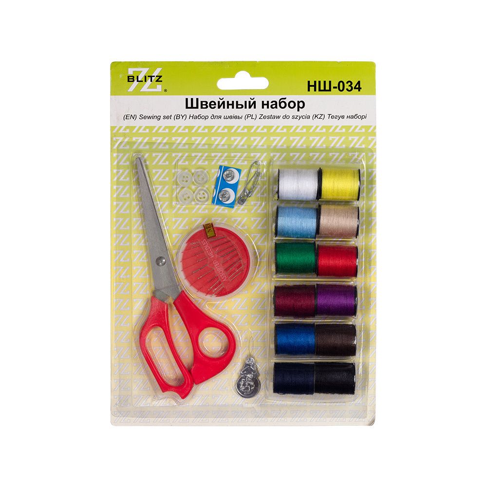Набор для шитья 26х19 см, блистер, Blitz НШ-034