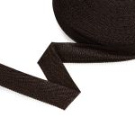 Тесьма (лента) киперная п/э с люрексом 30 мм / 50 метров, черный-золотистый/black-golden, Gamma TPTL-30