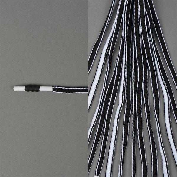 Шнурки круглые 08мм SLC018.10 длина 130 см двухцветные уп.10 шт