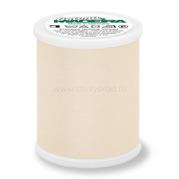 Нитки вышивальные хлопок Madeira Cotona №50, 1000 м, цв. 733, 9350, 5 катушек