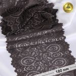 Кружево бельевое эластичное 180 мм / 3 метра, TBY.L1351, цв.3094 тауп
