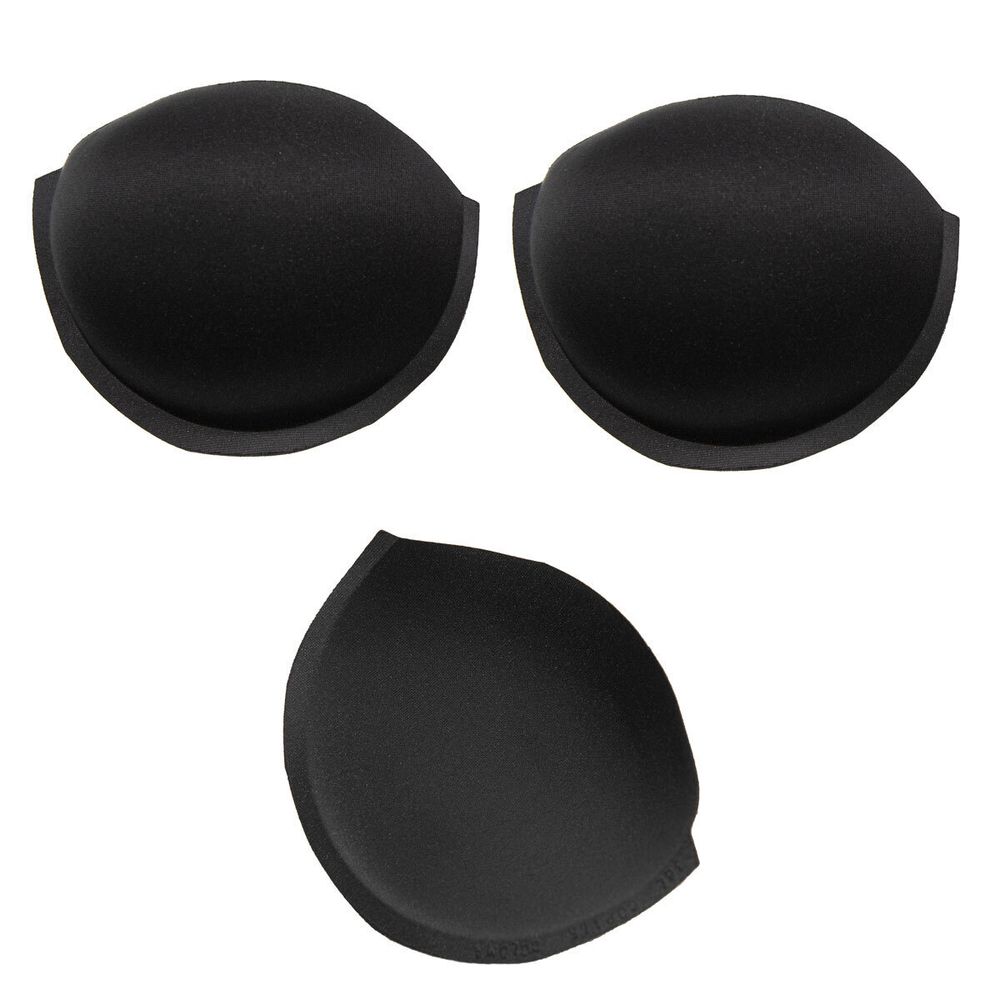 Бельевые чашечки для бюстгальтера с равном. наполн., разм.40, 10 пар, 04-черный, 3813