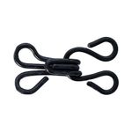 Крючки плательные 1х13 мм, 24 шт, черный, Gamma HE-1