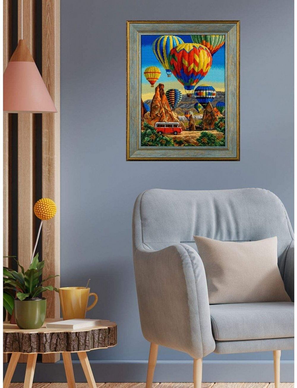 Набор для вышивания нитками Риолис, Фестиваль в Каппадокии 30х40 см