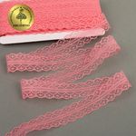 Кружево отделочное в стиле "трикотаж" 30 мм, 1659-1 цв.221 персиковый уп.27,4м