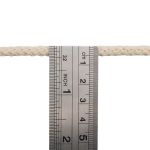 Шнур круглый х/б ⌀5.0 мм / 100 метров, суровый