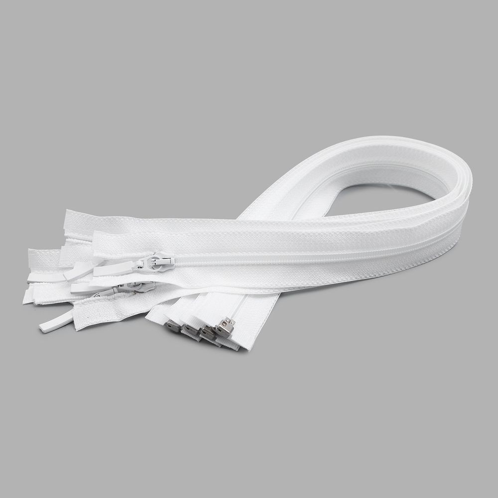 Молния спираль (витая) Arta Т5 (5 мм) 1 зам., разъем., 40 см, цв. 501 белый, уп.5 шт