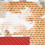 Бумага для скрапбукинга 180 г/м², 30.5х30.5 см, 25 шт, 16601464 Christmas Collage Festive, BoBunny