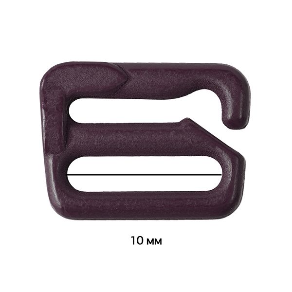 Крючки для бюстгальтера металл 8.9 мм, 076 сливовое вино, Arta, 50 шт