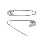 Булавки английские l=18 мм, 1728 шт, никель, 0333-5400