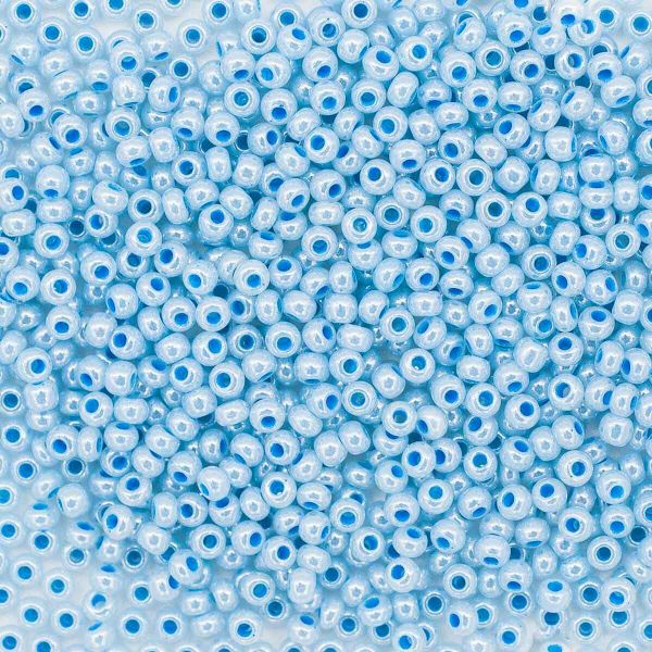 Бисер Preciosa эффект алебастра с блест.покрытием и цв. центром 10/0 (2.3 мм), 100 г (5х20 г), цв. 37336