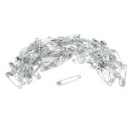 Булавки английские l=18 мм, в футляре, серебро, 100 шт