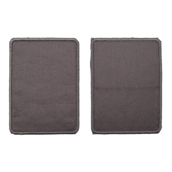 Термоаппликация Прямоугольник 7,5х5,5см, уп., 2 шт, цв.серый