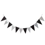 Гирлянда-растяжка 3 м, №02_черный/ серебро, Boomzee GBZ-03