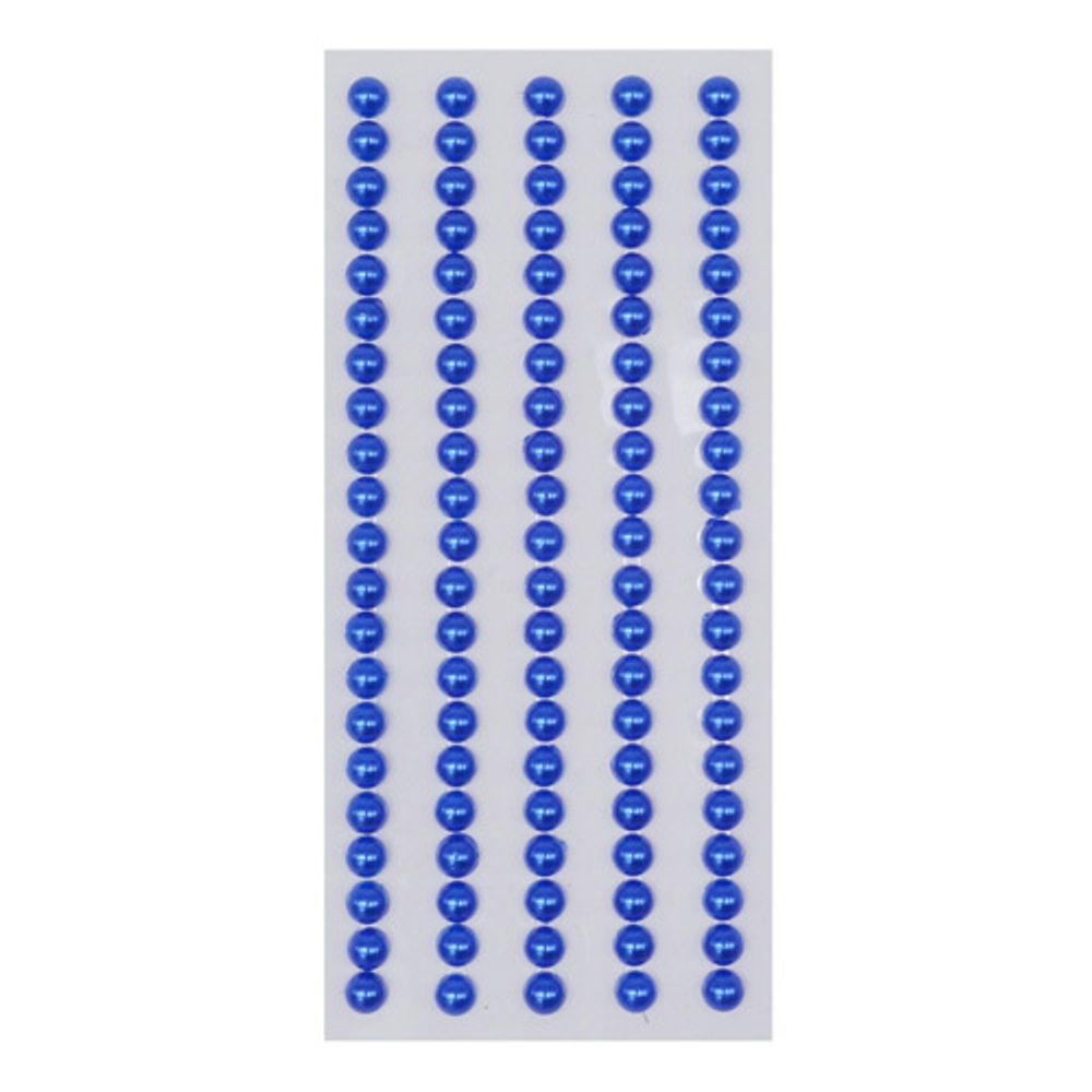 Декоративные наклейки &quot;Жемчуг&quot;, 5 мм, Астра, Z37 синий