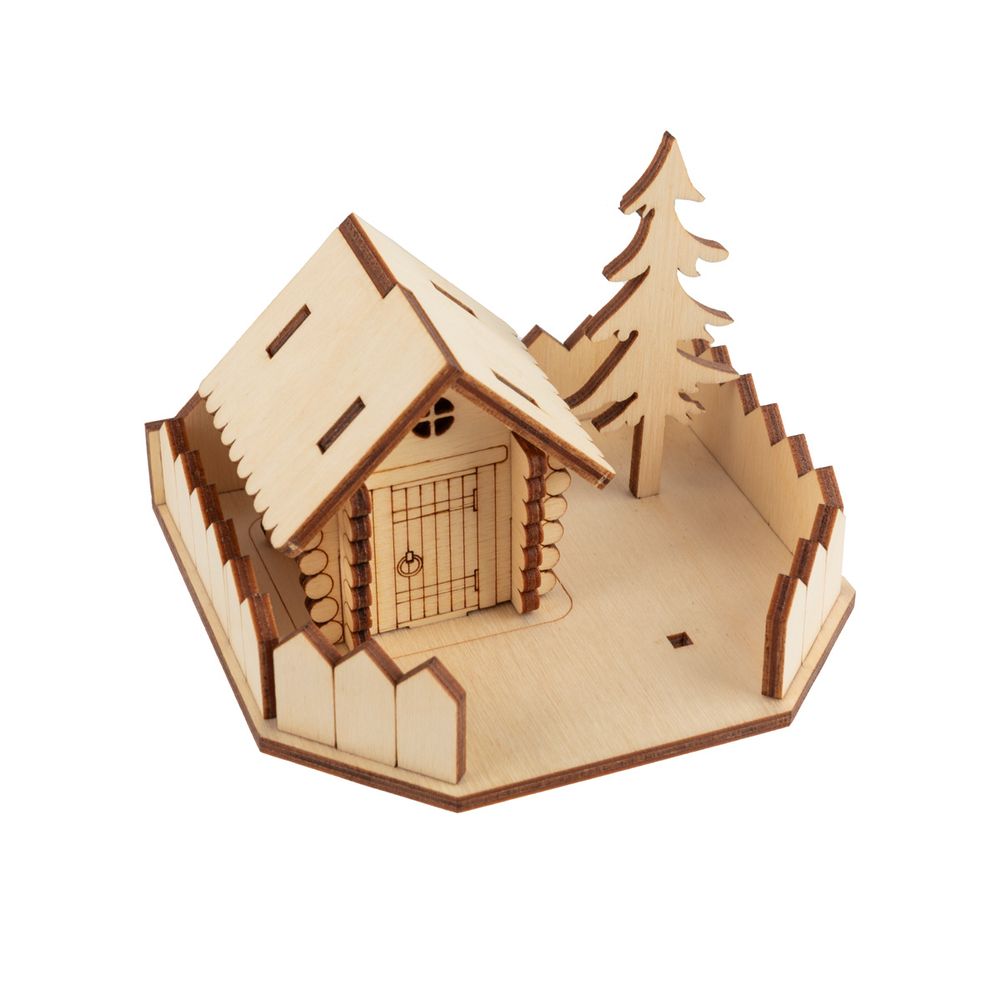 Заготовка из фанеры Композиция на подставке 9х10х7 см, Mr.Carving, КЛ-43