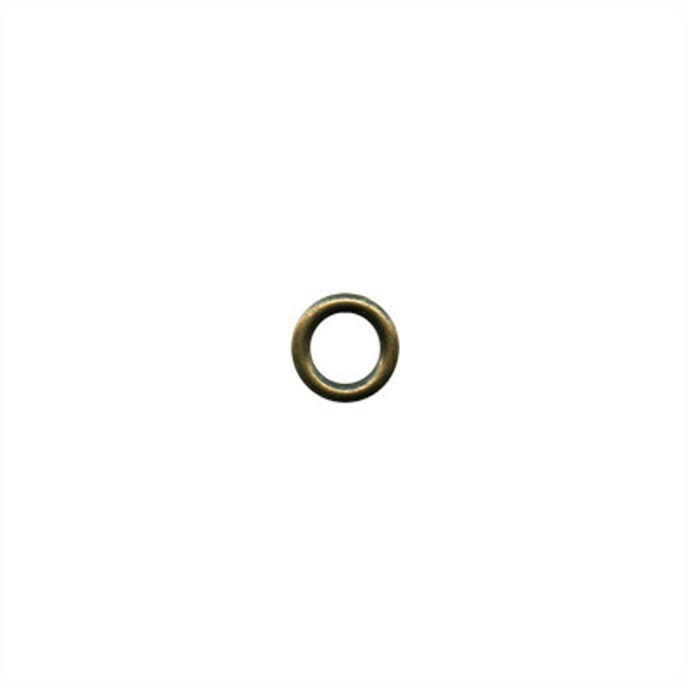 Кольцо для блочек ⌀6 мм, 100 шт, 24 бронза, Micron RVK- 6