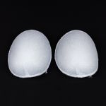 Плечевые накладки (подплечники) реглан 155х155х10 мм, 10 пар, белые, Р(ОР)-10