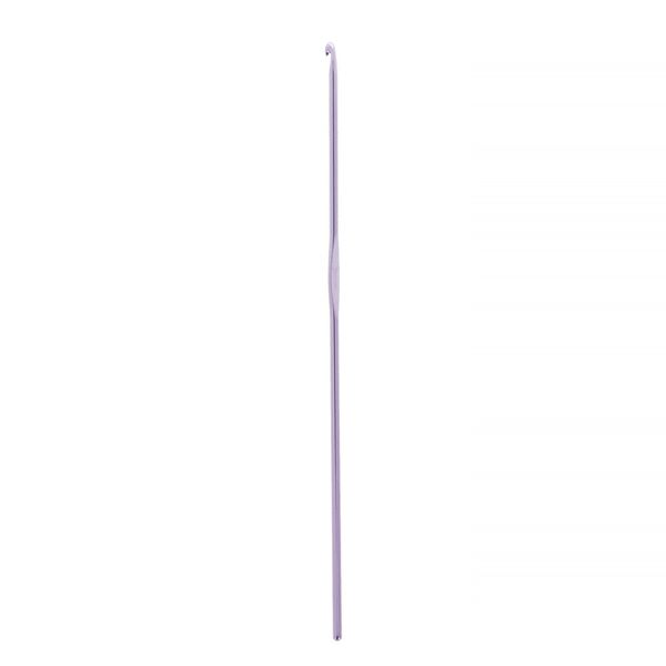 Крючок для вязания ⌀2.5 мм, 15 см, металл, в чехле, розовый, Gamma CH-15