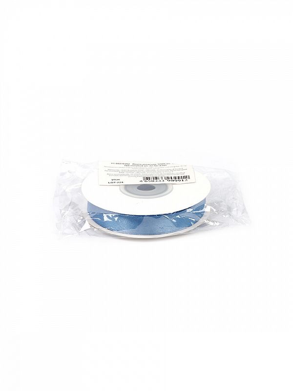 Лента атласная 1-сторонняя 12.0 мм / 22.5±1 метра, 3103 ярк.голубой, Magic4Hobby
