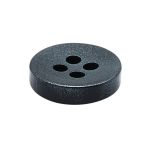 Пуговицы 4 прокола 18L (11мм), пластик (Blk-02 темно-серый), CN_2846, 72 шт