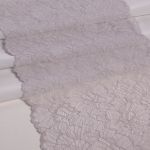 Кружево бельевое эластичное 240 мм / 13.72 м, цв. C154 св.серый