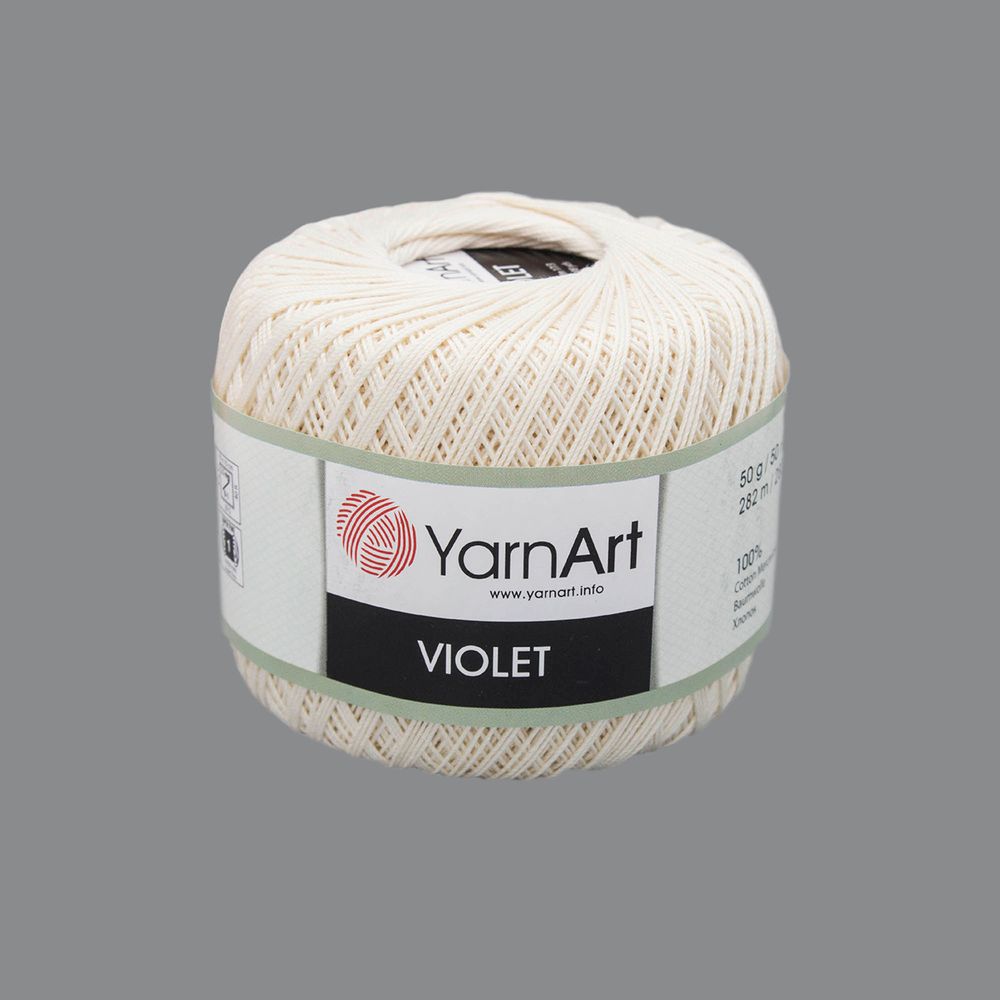 Пряжа YarnArt (ЯрнАрт) Violet, 6х50г, 282м, цв. 6194 светло-бежевый