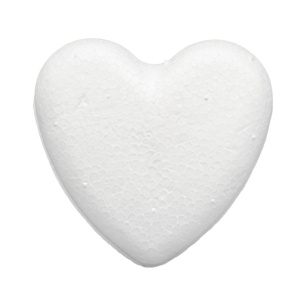 Заготовка из пенопласта Сердце объемное, 4см, 10 шт