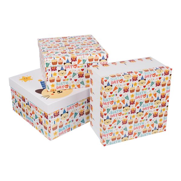 Набор подарочных коробок, 3 шт, 01 Праздник, Stilerra SBOX-S5-3