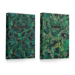 Тетрадь общая со сменным блоком, глянцевая ламинация, A5 160 л. на 4 кольцах 65 г/м², белизна 100% 12 шт, клетка, 000661 Зелёный калейдоскоп, Светоч ТЕТ160-001