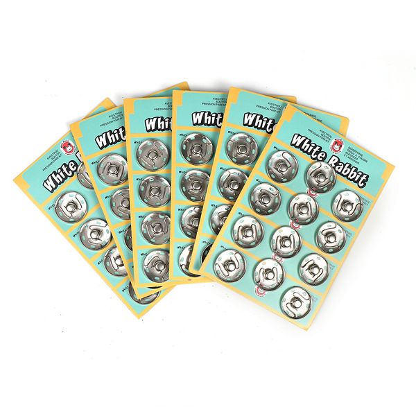 Кнопка пришивная металл ⌀30.0 мм, цв.никель, уп. 72 шт, TBY