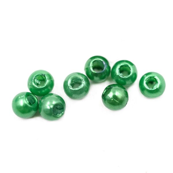 Бусины пластик (жемчуг) ⌀3 мм, 20 г, Astra&Craft, 038 NL зеленый