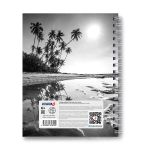 Тетрадь общая с твердой обложкой, матовая ламинация A5 96 л. на гребне 65 г/м², белизна 100% 4 шт клетка, 01558 Сквозь солнечные очки, Светоч Т213